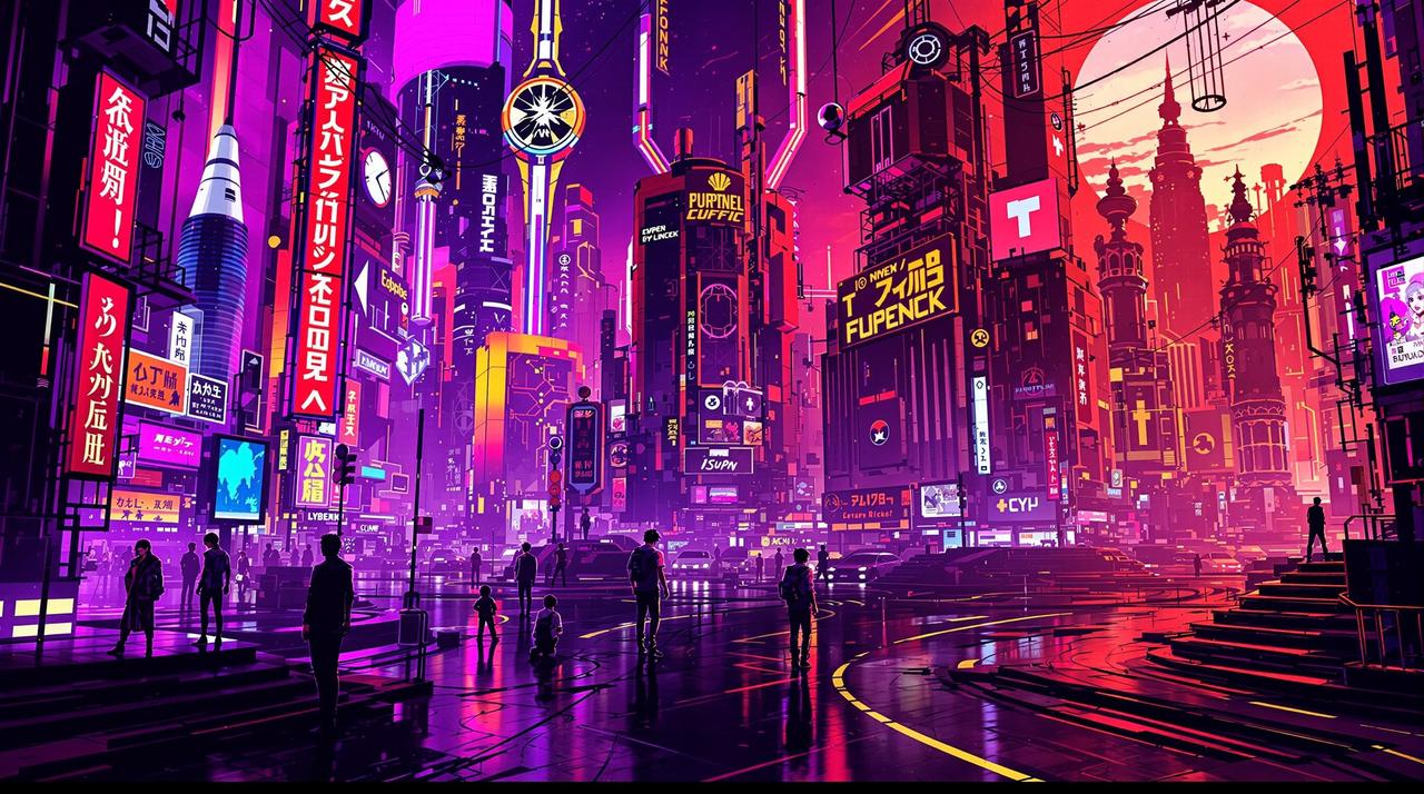同人创作分享:暗夜行者赛博朋克风格插画合集 同人创作分享:暗夜行者赛博朋克风格插画合集 - 日漫在线观看热议话题
